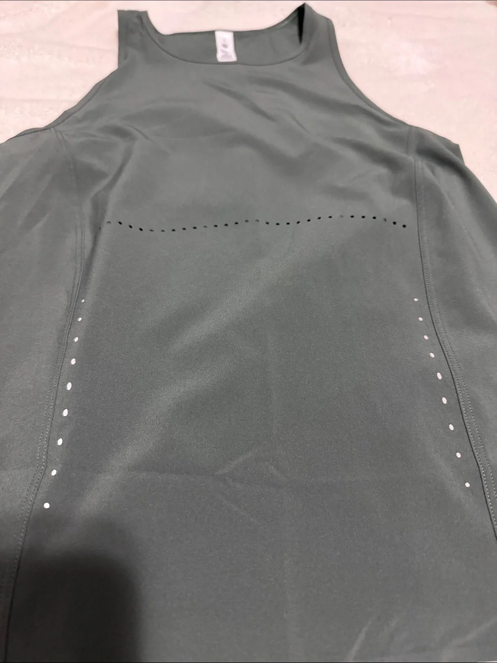 lululemon athletica Swift Ventilated Racerback run tank Dark green 2